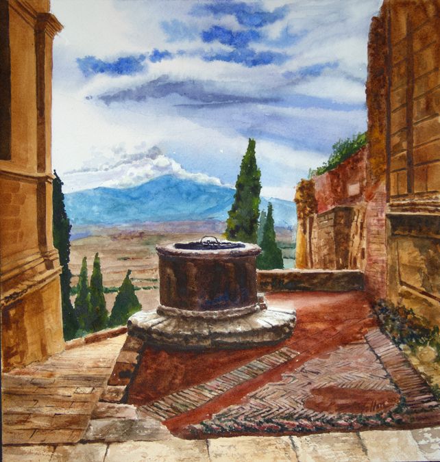Community Well in Pienza, Italy